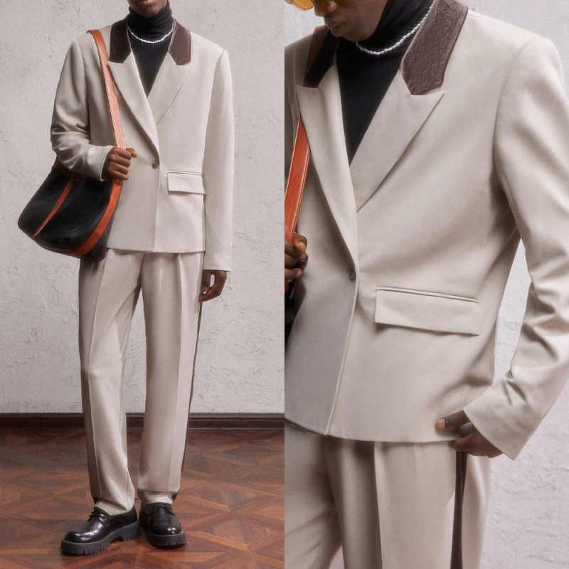 Men Formal Wear Shop - 심플리시티 남성 정장 2피스 자켓 팬츠
