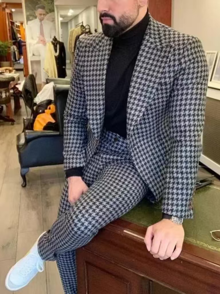 하운드투스 빈티지 남성 정장 피크 라펠 투피스 블레이저 - Men'S Vintage Formal Wear 리뷰 및 가격