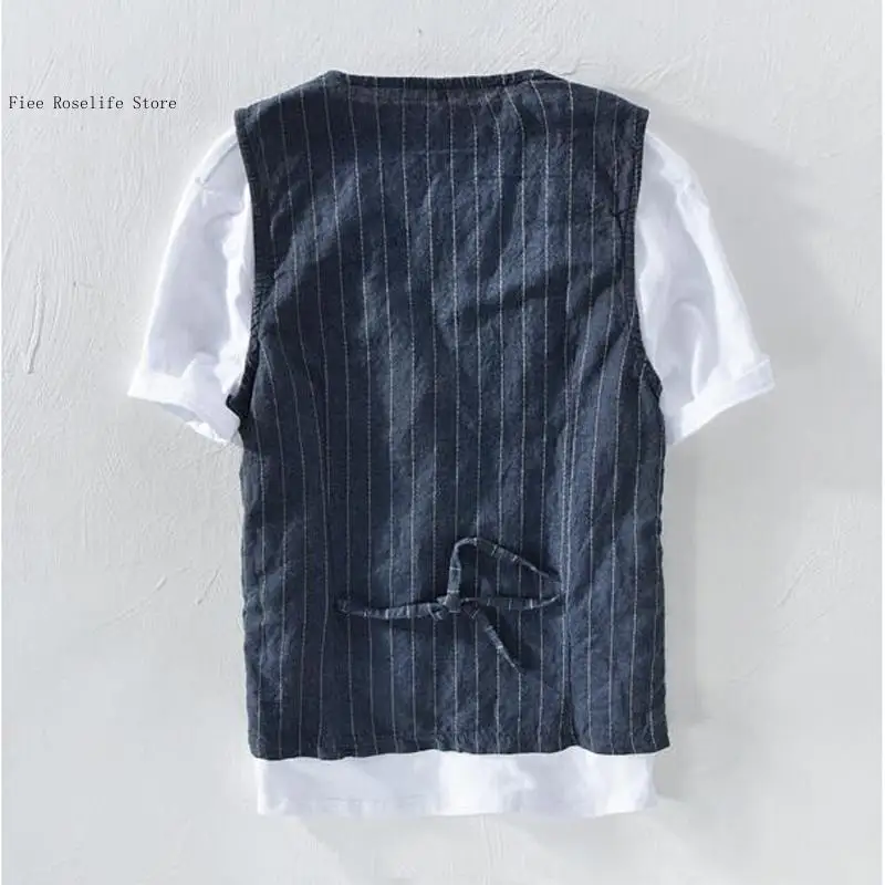 영국 캐주얼 린넨 조끼 남성용 슬림핏 비즈니스 정장 캐 - Men Formal Wear Summer 리뷰 및 가격
