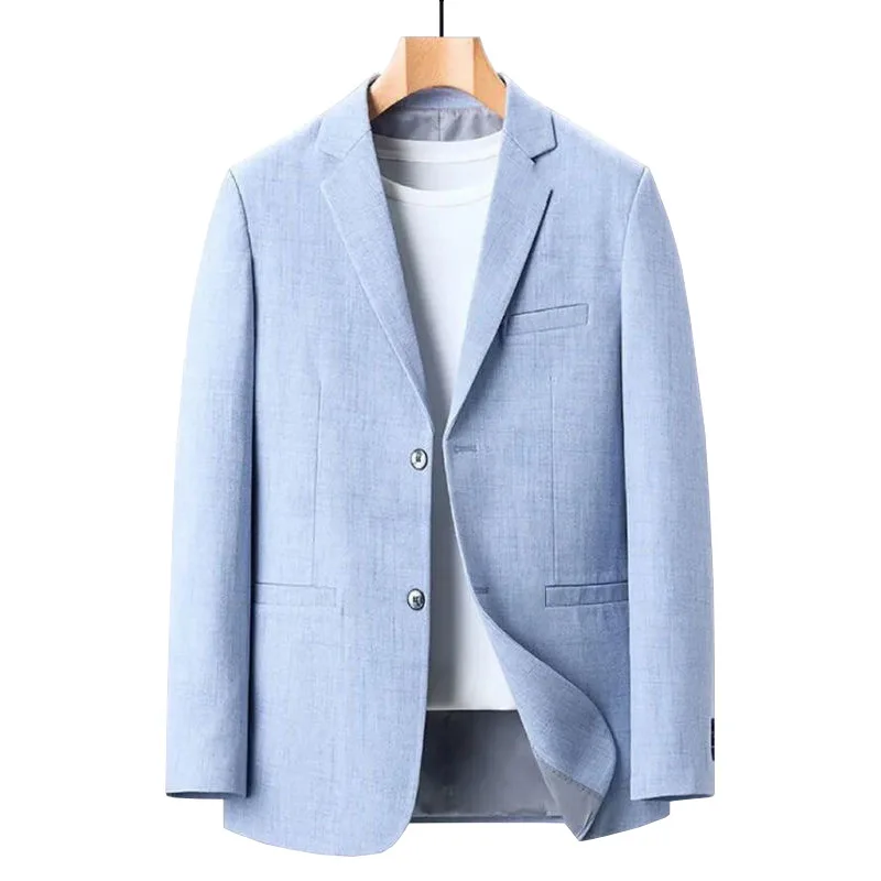 용수철 얇은 포멀웨어 블레이저 재킷, 솔리드 비즈니스  - Men Formal Wear Summer 리뷰 및 가격