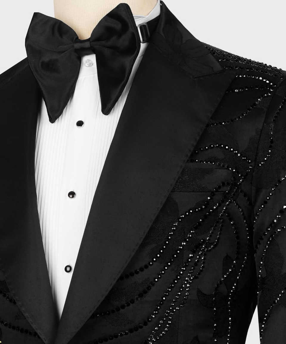 파티 정장 패션쇼 웨딩 남성 정장 크리스탈 2피스 코트 - Men'S Formal Wear No Suit 리뷰 및 가격