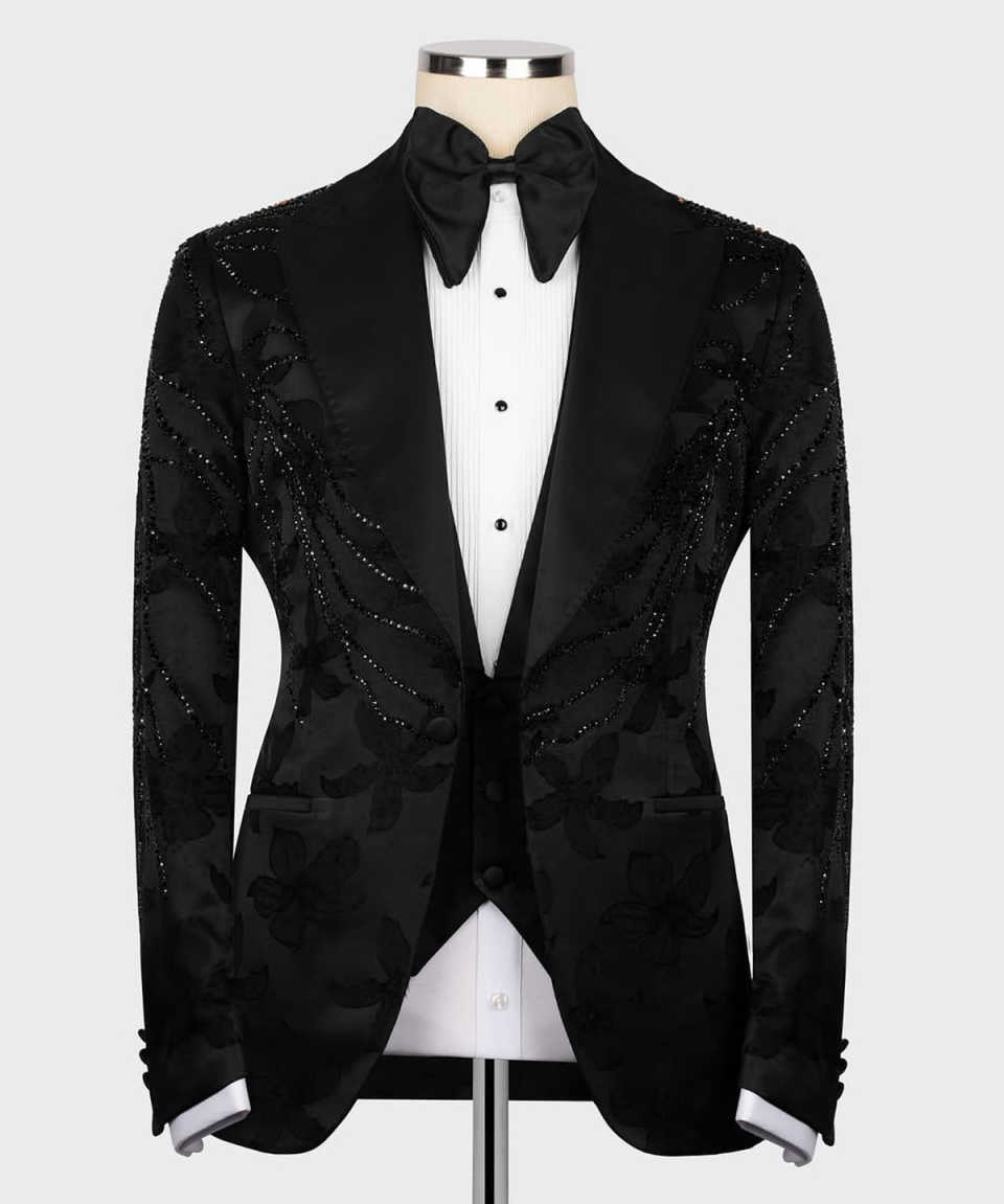 파티 정장 패션쇼 웨딩 남성 정장 크리스탈 2피스 코트 - Men'S Formal Wear No Suit 리뷰 및 가격