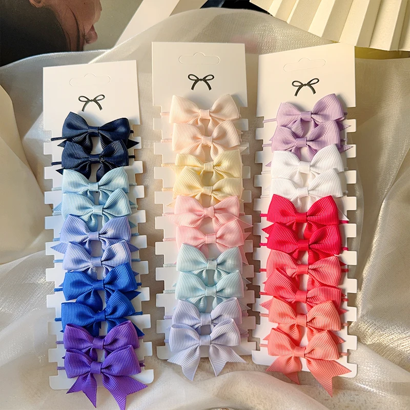 10Pcs 3 스타일 활 탄성 머리 고무 밴드 헤어 넥 - Tie Bar Clip 리뷰 및 가격