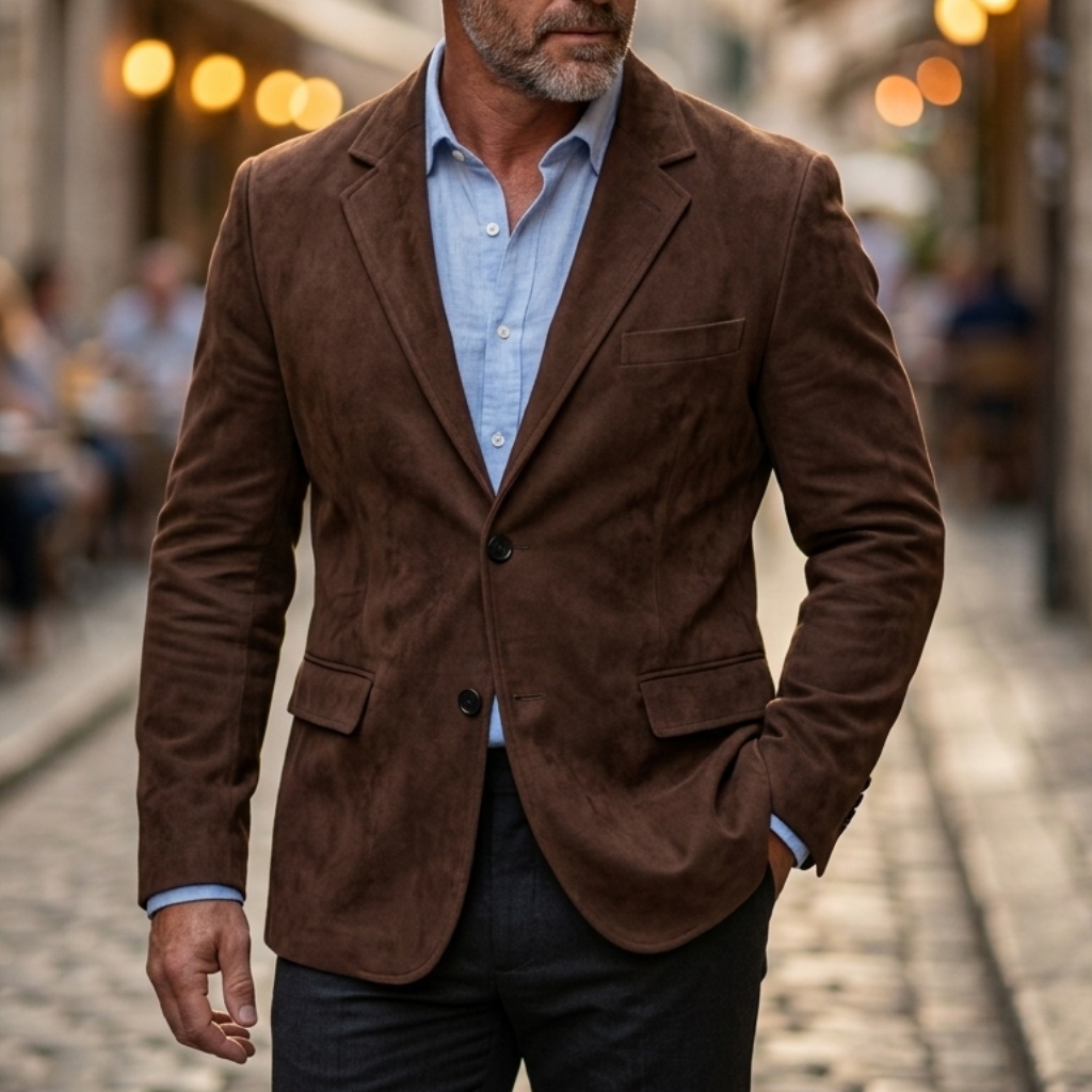 남성용 빈티지 스마트 캐주얼 스웨이드 블레이저 재킷 안 - Men'S Vintage Formal Wear 리뷰 및 가격