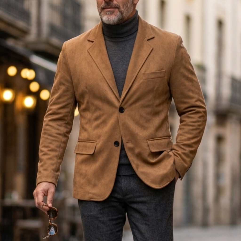 남성용 빈티지 스마트 캐주얼 스웨이드 블레이저 재킷 안 - Men'S Vintage Formal Wear 리뷰 및 가격