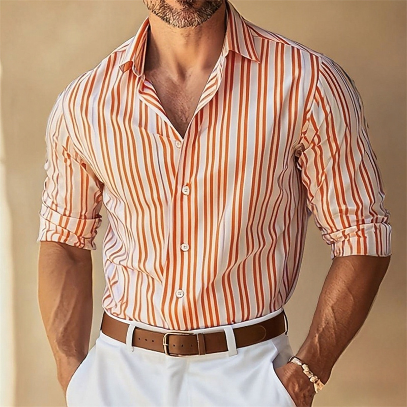 10가지 색상 남성 정장 라펠 버튼다운 스트라이프 칼라 - Men Formal Wear Shop 리뷰 및 가격