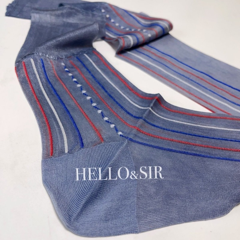 남성 드레스 양말 비즈니스 정장 투명 나일론 줄무늬 통 - Men'S Formal Wear No Suit 리뷰 및 가격