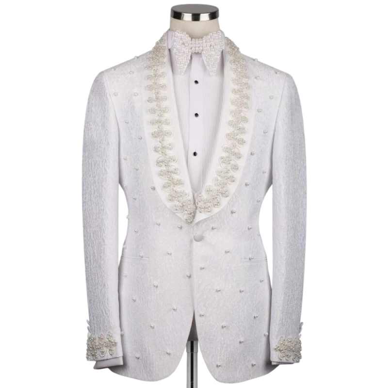 화이트 웨딩 남성 정장 패션 코튼 블레이저 맞춤 제작  - Men'S Formal Wear No Suit 리뷰 및 가격