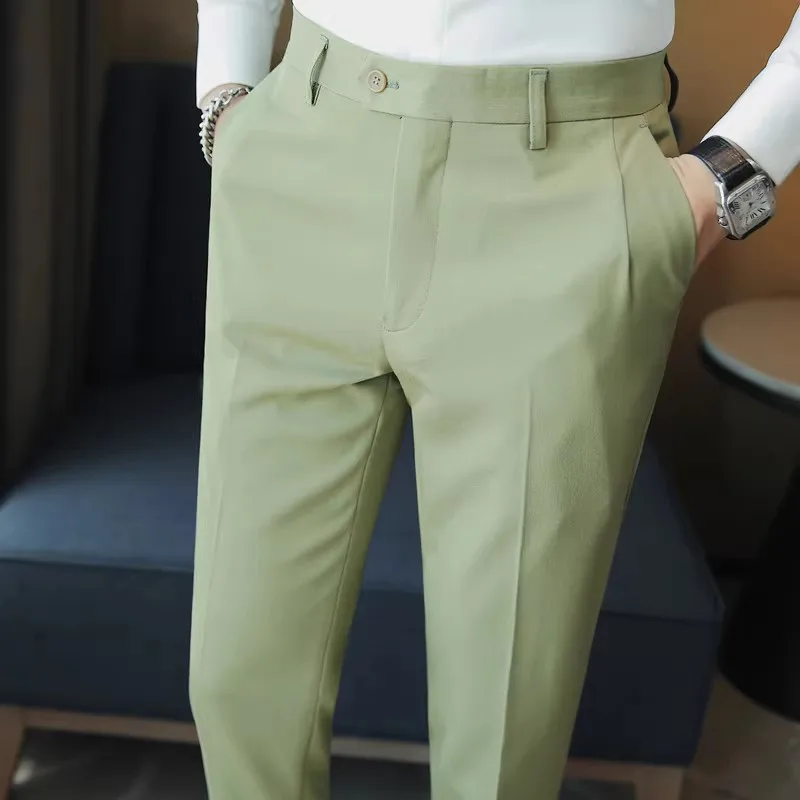 팝 남성 솔리드 웨딩 드레스 트라우저 고품질 남성 정장 - Men Formal Wear Shop 리뷰 및 가격