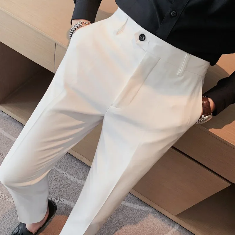 팝 남성 솔리드 웨딩 드레스 트라우저 고품질 남성 정장 - Men Formal Wear Shop 리뷰 및 가격