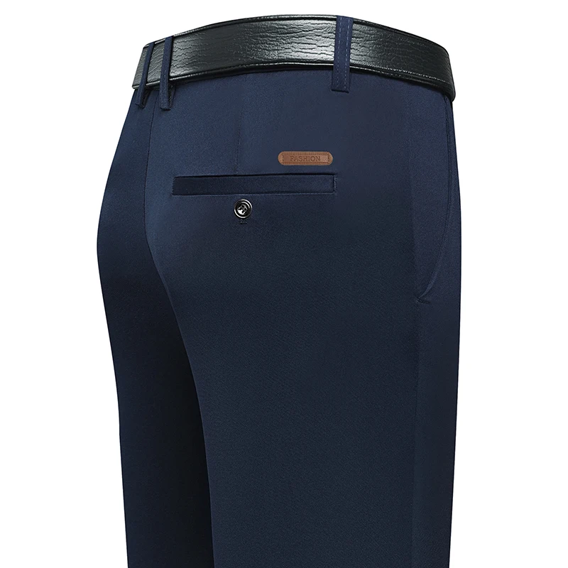 남성용 롱 스트레이트 레그 드레스 팬츠, 가죽 라벨 백 - Men Formal Wear Summer 리뷰 및 가격