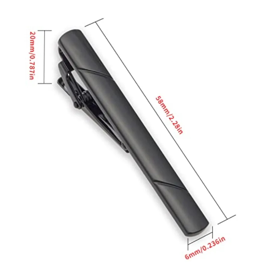 남성용 넥타이 클립 4개 세트, 선물 상자 포함, 정장 - Tie Bar Clip 리뷰 및 가격