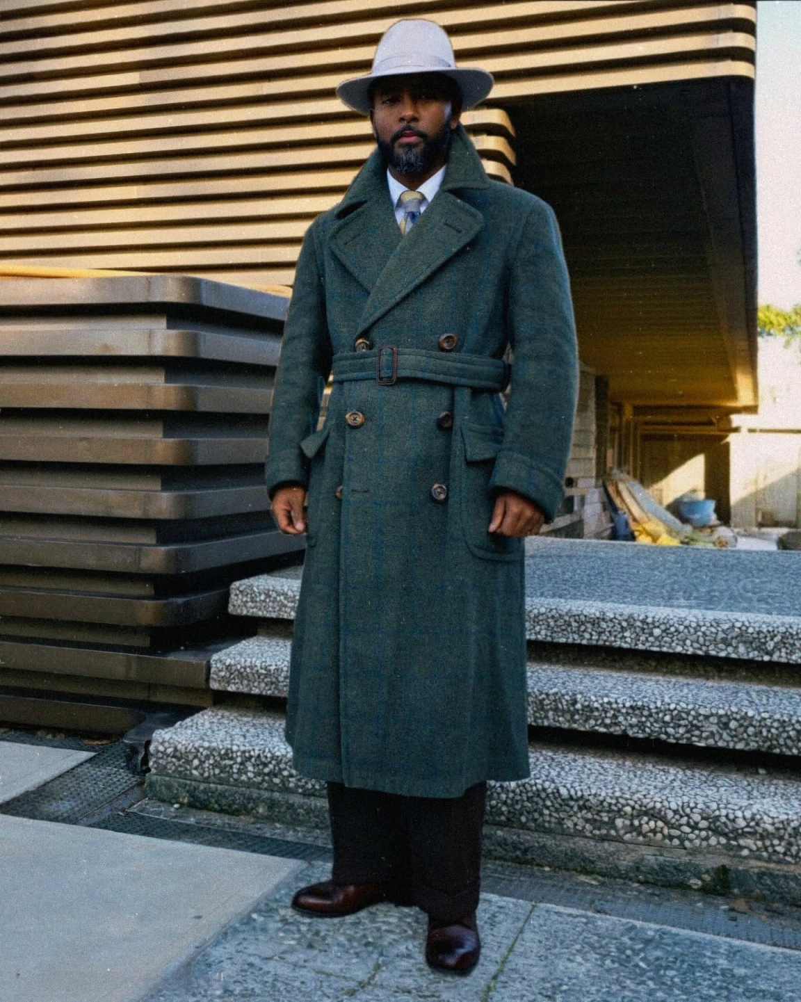 우아한 남성용 오버코트 1피스 더블 브레스티드 피크드  - Men'S Formal Wear No Suit 리뷰 및 가격